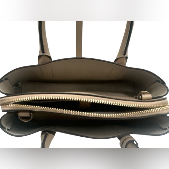 Kate Spade, NWOT, Taupe Margaux Mini Satchel with Shoulder Strap and Dust Bag. - Picture 5 of 10